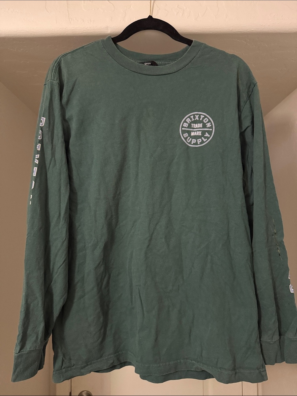 Brixton Forest Green Long Sleeve Graphic Tee
